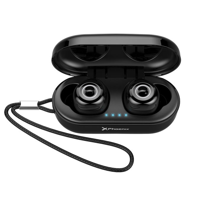 Phoenix Technologies Auriculares Earbuds Tpro Inalámbricos Bluetooth con Cancelación Activa de Ruido ANC, Resistencia Agua IPX7, Control Táctil, Hasta 20 Horas Autonomía con Estuche