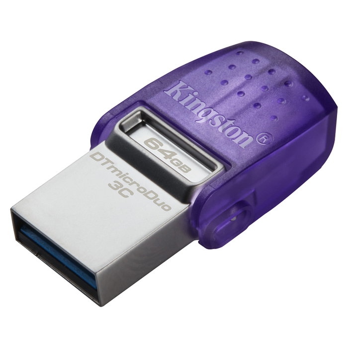 Kingston DataTraveler microDuo 3C 64 GB USB Type-C y Type-A Kingston DataTraveler microDuo 3C 64 GB USB Type-C y Type-A
