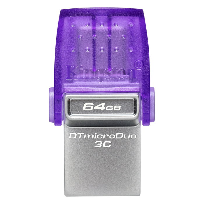 Kingston DataTraveler microDuo 3C 64 GB USB Type-C y Type-A Kingston DataTraveler microDuo 3C 64 GB USB Type-C y Type-A