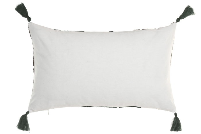DKD Home Decor Cojín Algodón Poliéster Marrón 30x50 cm