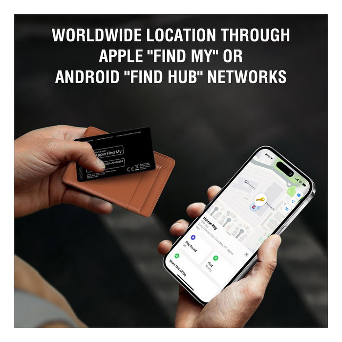 4smarts SkyTag Card Duos ReCharge Localizador de Cartera Negro