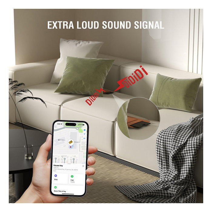 4smarts SkyTag Card Duos ReCharge Localizador de Cartera Negro