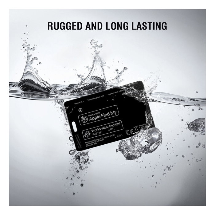 4smarts SkyTag Card Duos ReCharge Localizador de Cartera Negro