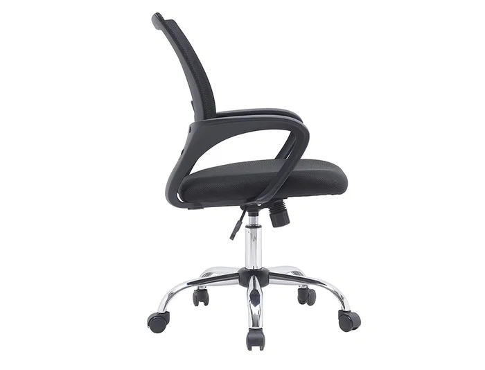 Q-connect Silla de Oficina Siena Malla Base Metálica Premium Color Negro