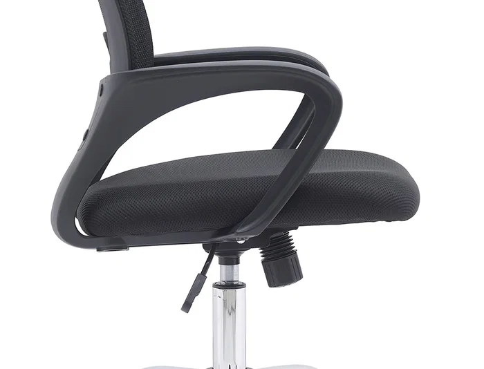 Q-connect Silla de Oficina Siena Malla Base Metálica Premium Color Negro