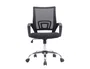 Q-connect Silla de Oficina Siena Malla Base Metálica Premium Color Negro