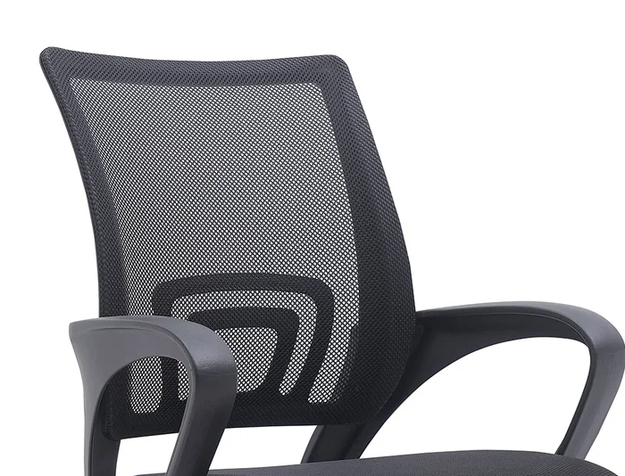 Q-connect Silla de Oficina Siena Malla Base Metálica Premium Color Negro