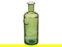 Giftdecor Botella Decorativa Vidrio Stamp 35 cm Verde (Set de 6)