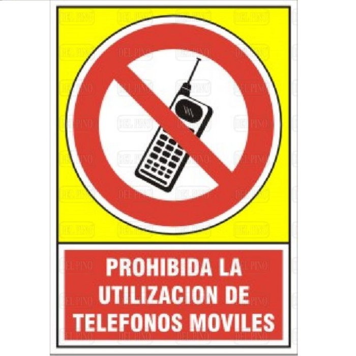 Duver Señal 542 Plast.295X210 Prohibida La Utilizacion De Telefonos Moviles Duver Señal 542 Plast.295X210 Prohibida La Utilizacion De Telefonos Moviles