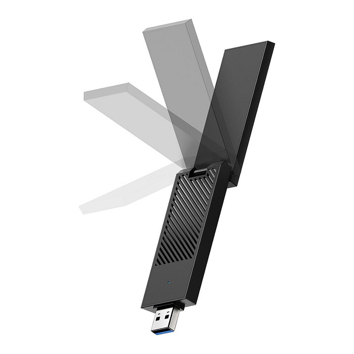 Cudy WU5400 AX5400 Adaptador USB WiFi 6E Tribanda 2402Mbps Negro