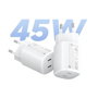 Xiaomi Nano Turbo Charging Power Adapter 45W 2 Puertos USB-C Blanco