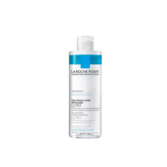 La Roche-Posay Agua Micelar Desmaquillante con Aceites, Piel Sensible, 400 ml La Roche-Posay Agua Micelar Desmaquillante con Aceites, Piel Sensible, 400 ml