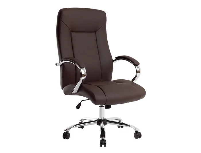 Q-connect Silla de Dirección Vero NA en Símil Piel Marrón
