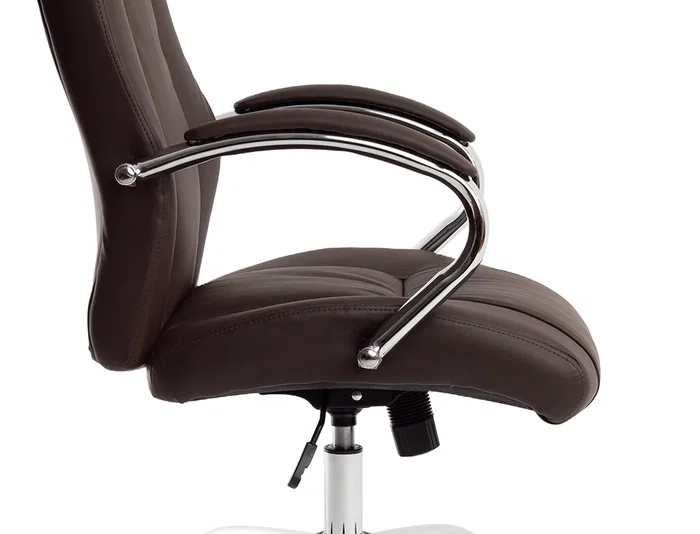 Q-connect Silla de Dirección Vero NA en Símil Piel Marrón