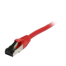 Synergy21 Patchkabel RJ45 CAT8.1 2000Mhz 7,5m rot S-STP(S/FTP) TPE/LSZH(SuperFlex) AWG26