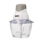 Edm Picadora clásica con recipiente de cristal de 1 l y 320 W en blanco