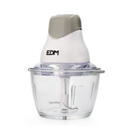 Edm Picadora de Cocina con Recipiente de Cristal 320W Capacidad 1L