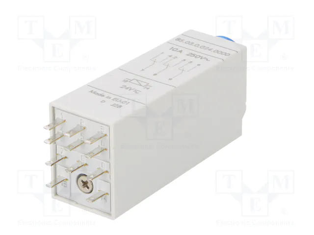 FINDER Relé de tiempo Serie 85 3PDT 24VAC/24VDC FINDER Relé de tiempo Serie 85 3PDT 24VAC/24VDC