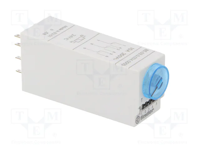 FINDER Relé de tiempo Serie 85 3PDT 24VAC/24VDC FINDER Relé de tiempo Serie 85 3PDT 24VAC/24VDC