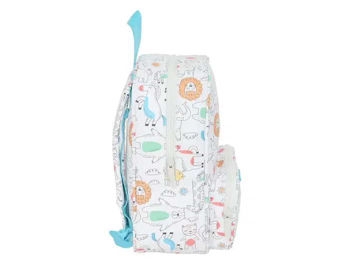 Safta Mochila de Guardería con Bolsillo Preescolar Zoo Safta Mochila de Guardería con Bolsillo Preescolar Zoo