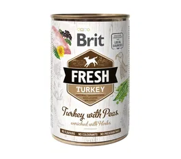 Brit Pavo Guisantes 6x400 gr Alimento Húmedo para Perros