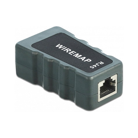 DeLOCK Probador de cables RJ45, PoE y DC con pantalla LCD DeLOCK Probador de cables RJ45, PoE y DC con pantalla LCD