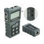 DeLOCK Probador de cables RJ45, PoE y DC con pantalla LCD