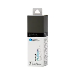 Cricut Infusible Ink Lámina de Vinilo de Transferencia Térmica, Vinilo de Termotransferencia Liso, Gris, 2 Hojas, 305 mm x 114 mm