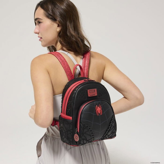 Loungefly Spider-Man Mochila Mini Spider Web