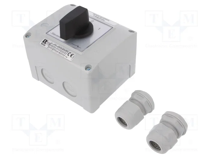 SPAMEL Interruptor de leva de 3 polos 40A 0-1 IP65 SPAMEL Interruptor de leva de 3 polos 40A 0-1 IP65