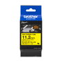 Brother HSe-631E Cinta termorretráctil Negro sobre Amarillo
