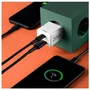 Hama Cargador de pared 20 W con doble puerto USB-C y USB-A, Blanco
