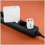 Hama Cargador de pared 20 W con doble puerto USB-C y USB-A, Blanco