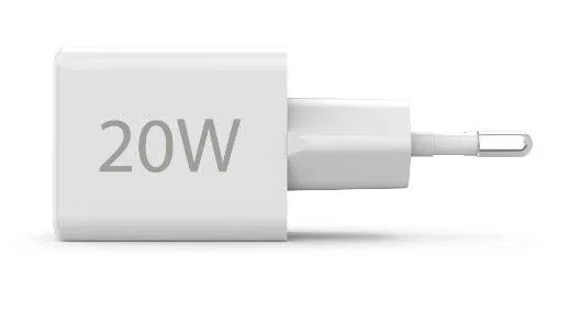 Hama Cargador Rápido USB 00201991 de 20W con Power Delivery y Quick Charge, 2 Puertos (USB-C + USB-A), Compacto, Blanco, Compatible con Smartphone y Tablet