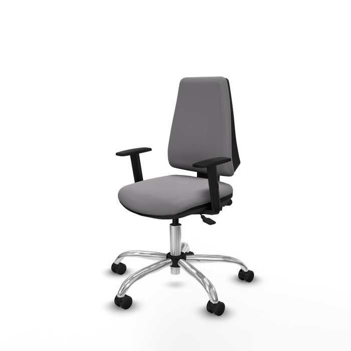 PIQUERAS Y CRESPO Silla de oficina Elche Gris con mecanismo Asincro PIQUERAS Y CRESPO Silla de oficina Elche Gris con mecanismo Asincro