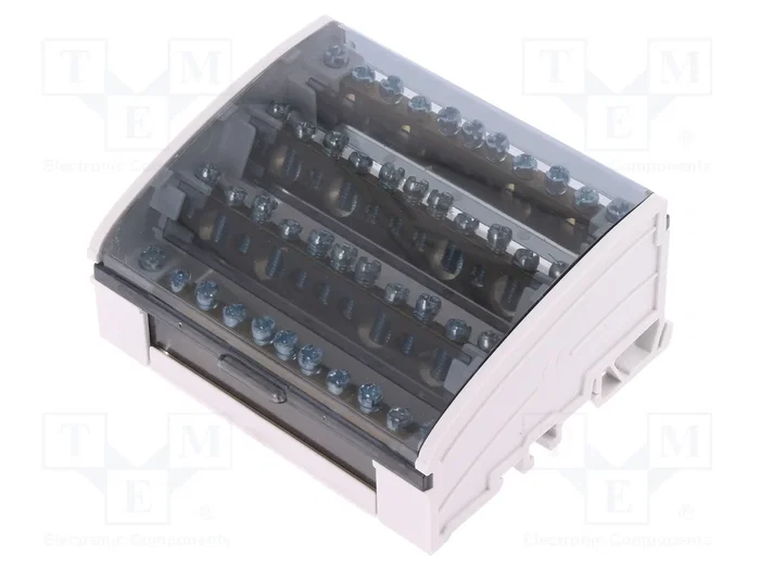PAWBOL Bloque de Distribución de 160A 500V con 44 Bornas PAWBOL Bloque de Distribución de 160A 500V con 44 Bornas