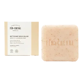 FER A CHEVAL Gel Ducha Sólido Suave para Rostro y Cuerpo Nutritivo e Hidratante con Aceite de Oliva y Manteca de Karité