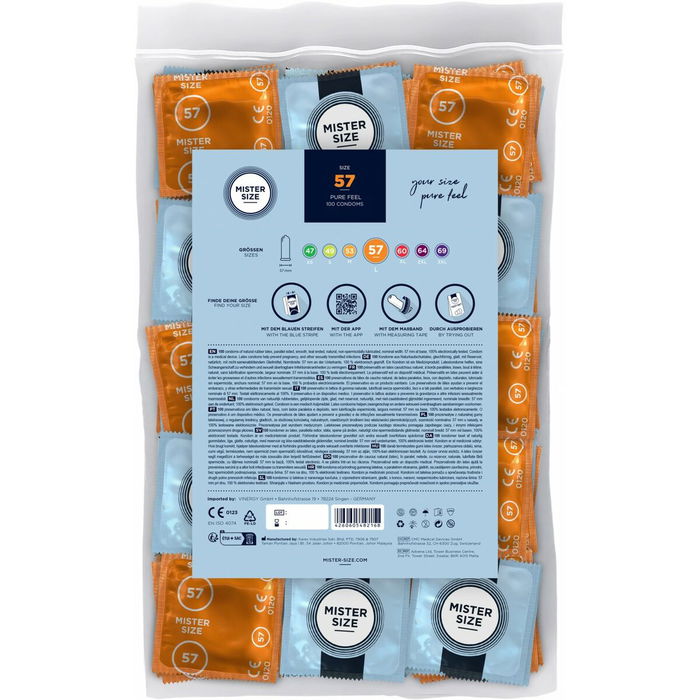 Preservativos Mister Size 100 Unidades Preservativos Mister Size 100 Unidades