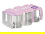 VIVALTO Set 6 Vasos 265ml Puntos Nilo 26x9x16cm (Set de 8)