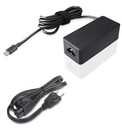 Lenovo Adaptador de Corriente 45W para Notebooks, Soporta 20V, 15V, 9V, 5V