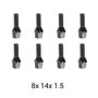 Omp OMPS08161501 Separadores Doble Centraje 15 mm PCD 4x108 CB 57.1 Tornillo M14x1.5 Cónico Aluminio Forjado