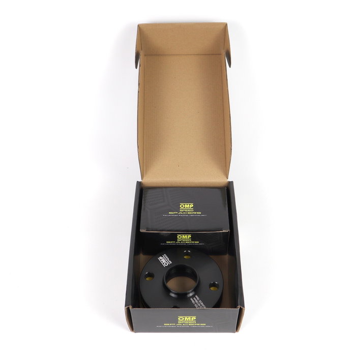 Omp OMPS08161501 Separadores Doble Centraje 15 mm PCD 4x108 CB 57.1 Tornillo M14x1.5 Cónico Aluminio Forjado