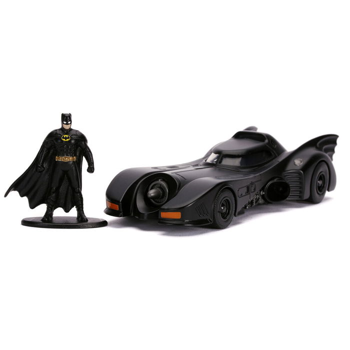 JADA TOYS Figura Batman + Coche Batmovil 1989 Metal DC Comics Escala 1:32
