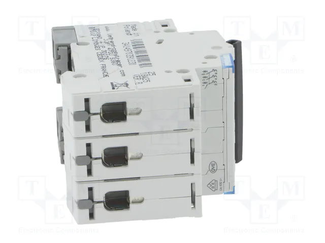 LEGRAND Interruptor magnetotérmico S300 TX 16A 3 polos Caract D LEGRAND Interruptor magnetotérmico S300 TX 16A 3 polos Caract D