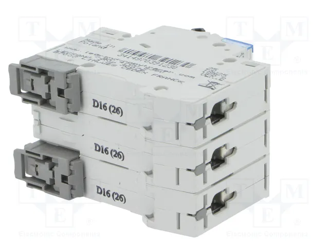 LEGRAND Interruptor magnetotérmico S300 TX 16A 3 polos Caract D LEGRAND Interruptor magnetotérmico S300 TX 16A 3 polos Caract D