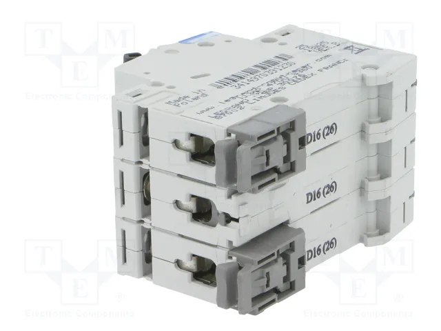 LEGRAND Interruptor magnetotérmico S300 TX 16A 3 polos Caract D LEGRAND Interruptor magnetotérmico S300 TX 16A 3 polos Caract D