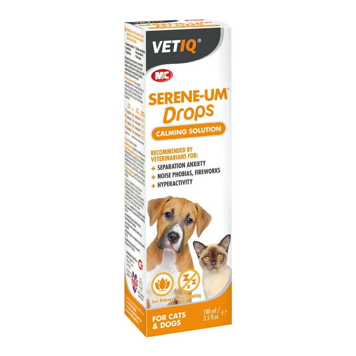 Vetiq Serene-UM Drops 100 ml para el Estrés y Tensión en Mascotas