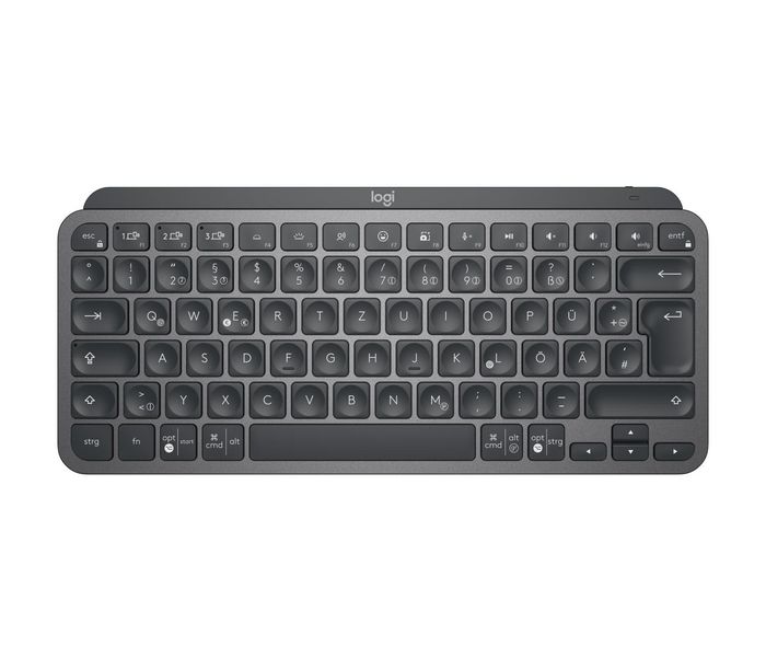 Logitech MX Keys Mini For Business Teclado Inalámbrico Compacto con Retroiluminación, Conexión Segura y Multidispositivo