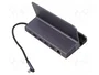 LOGILINK UA0408 Estación de acoplamiento USB-C con HDMI, RJ45 y USB