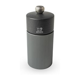 PEUGEOT Molinillo de Pimienta Line Holz/Aluminium 120 mm, Carbono, Aluminio y Madera, 12 cm